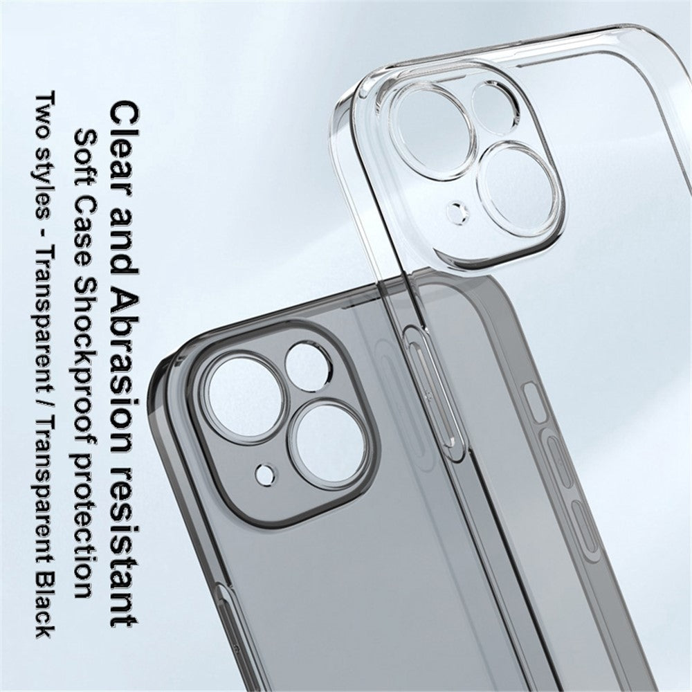 IMAK UX-5 Series for iPhone 14 Plus Anti-fingerprint TPU Phone Case Super Slim Anti-dust Phone Back Cover