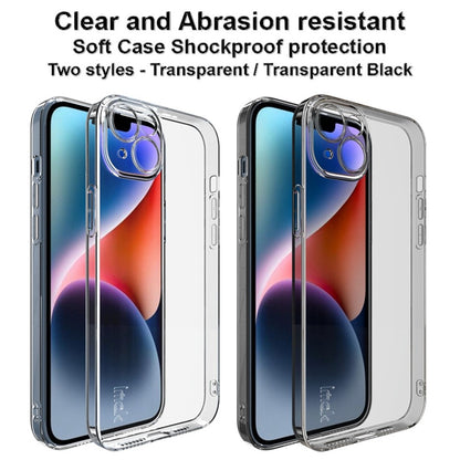 IMAK UX-5 Series for iPhone 14 Plus Anti-fingerprint TPU Phone Case Super Slim Anti-dust Phone Back Cover