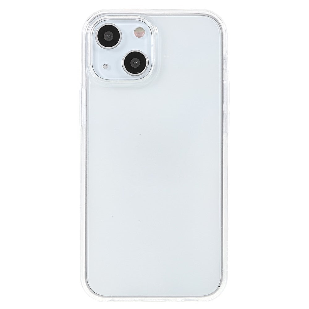 PET Screen Protector Phone Case for iPhone 14 Plus, TPU + Acrylic Detachable 2-in-1 Drop-proof Full Protection Cover