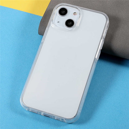 PET Screen Protector Phone Case for iPhone 14 Plus, TPU + Acrylic Detachable 2-in-1 Drop-proof Full Protection Cover