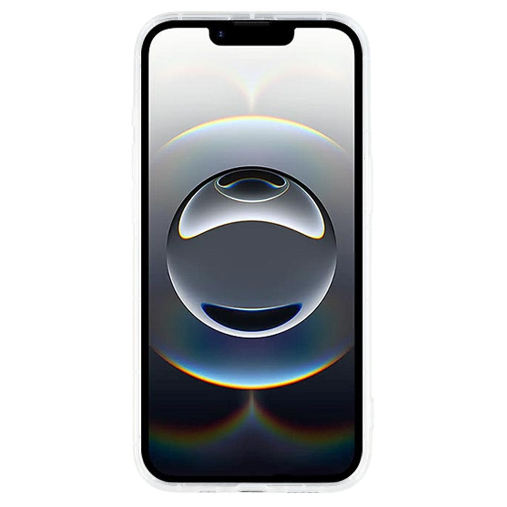 For iPhone 17e / 16e Phone Case Transparent TPU Cover Airbag Protection (Big Rear Lens Hole)
