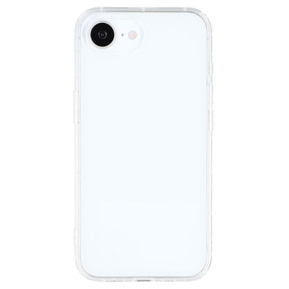 For iPhone 17e / 16e Phone Case Transparent TPU Cover Airbag Protection (Big Rear Lens Hole)