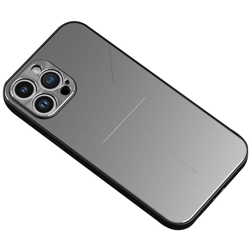 R-JUST RJ-52 for iPhone 14 Pro Max Ultra Slim Phone Case with Three-line Design Precise Cutouts Shockproof Protective Back Cover