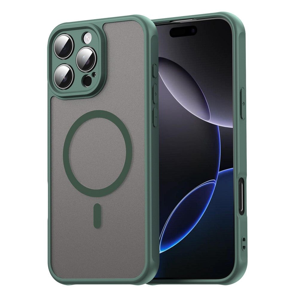 For iPhone 16 Pro Max Case Compatible with MagSafe Anti Drop PC + TPU Phone Cover