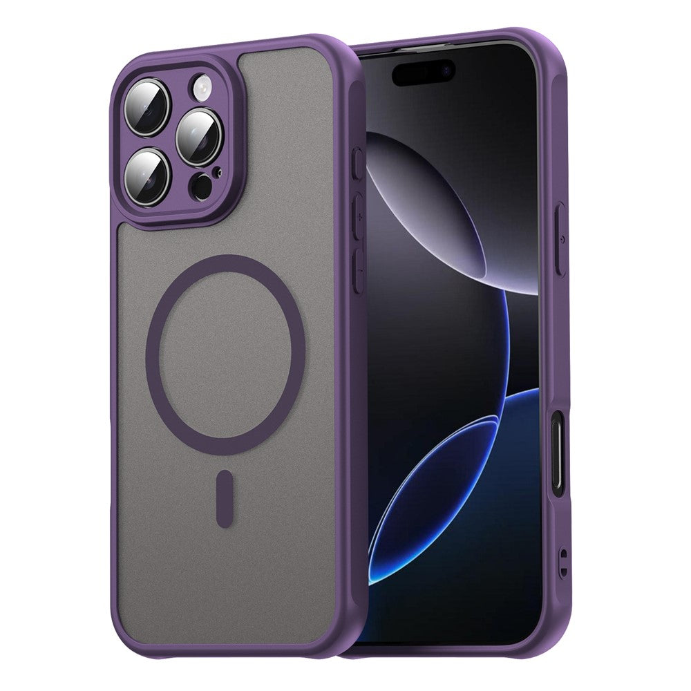 For iPhone 16 Pro Max Case Compatible with MagSafe Anti Drop PC + TPU Phone Cover