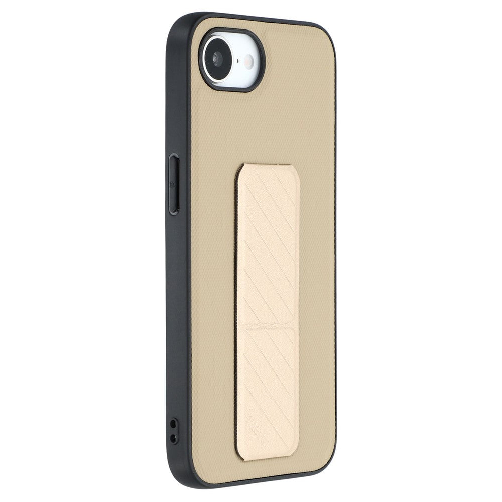 X-LEVEL For iPhone 17e / 16e Case with Kickstand TPU + PU Phone Back Cover Shockproof