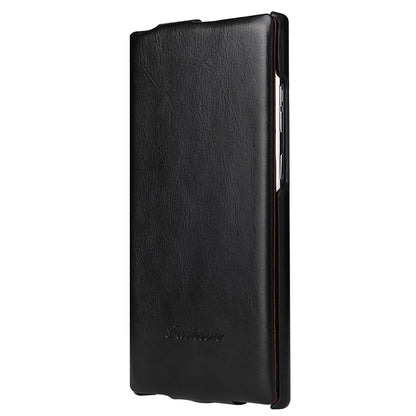For Samsung Galaxy S25 Ultra Case Vertical Flip PU Leather + PC Phone Cover