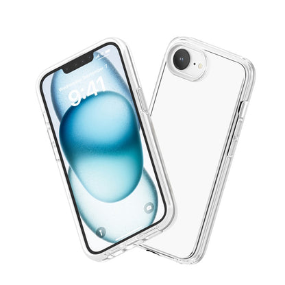 For iPhone 17e / 16e Magnetic Case Support Wireless Charging PC + TPU Clear Phone Cover