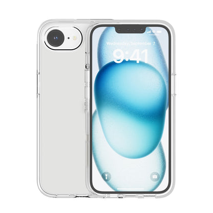 For iPhone 17e / 16e Magnetic Case Support Wireless Charging PC + TPU Clear Phone Cover