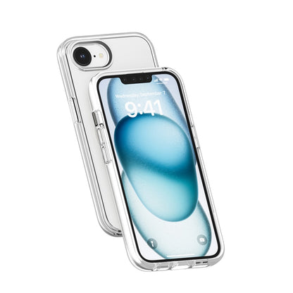 For iPhone 17e / 16e Magnetic Case Support Wireless Charging PC + TPU Clear Phone Cover
