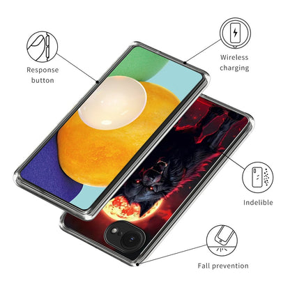 For iPhone 17e / 16e Case IMD Pattern Printed Shockproof TPU Phone Cover