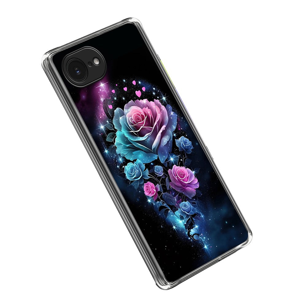 For iPhone 17e / 16e Case IMD Pattern Printed Shockproof TPU Phone Cover