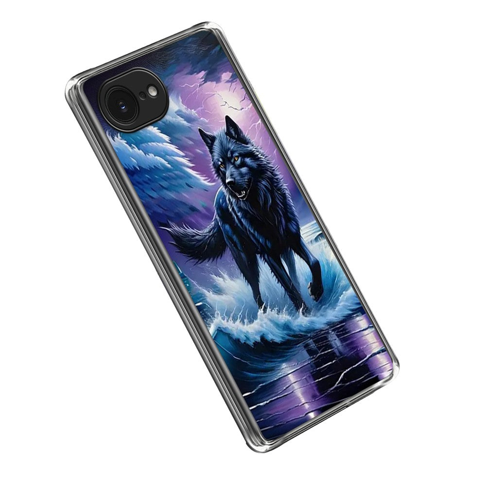 For iPhone 17e / 16e Case IMD Pattern Printed Shockproof TPU Phone Cover