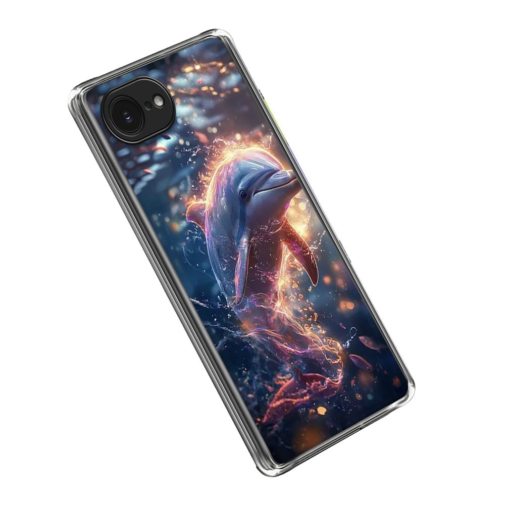 For iPhone 17e / 16e Case IMD Pattern Printed Shockproof TPU Phone Cover