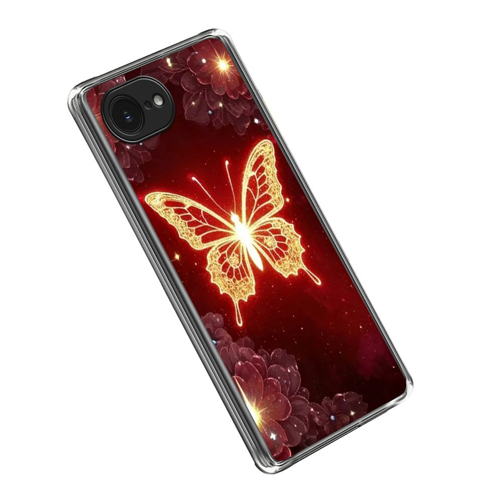 For iPhone 17e / 16e Case IMD Pattern Printed Shockproof TPU Phone Cover