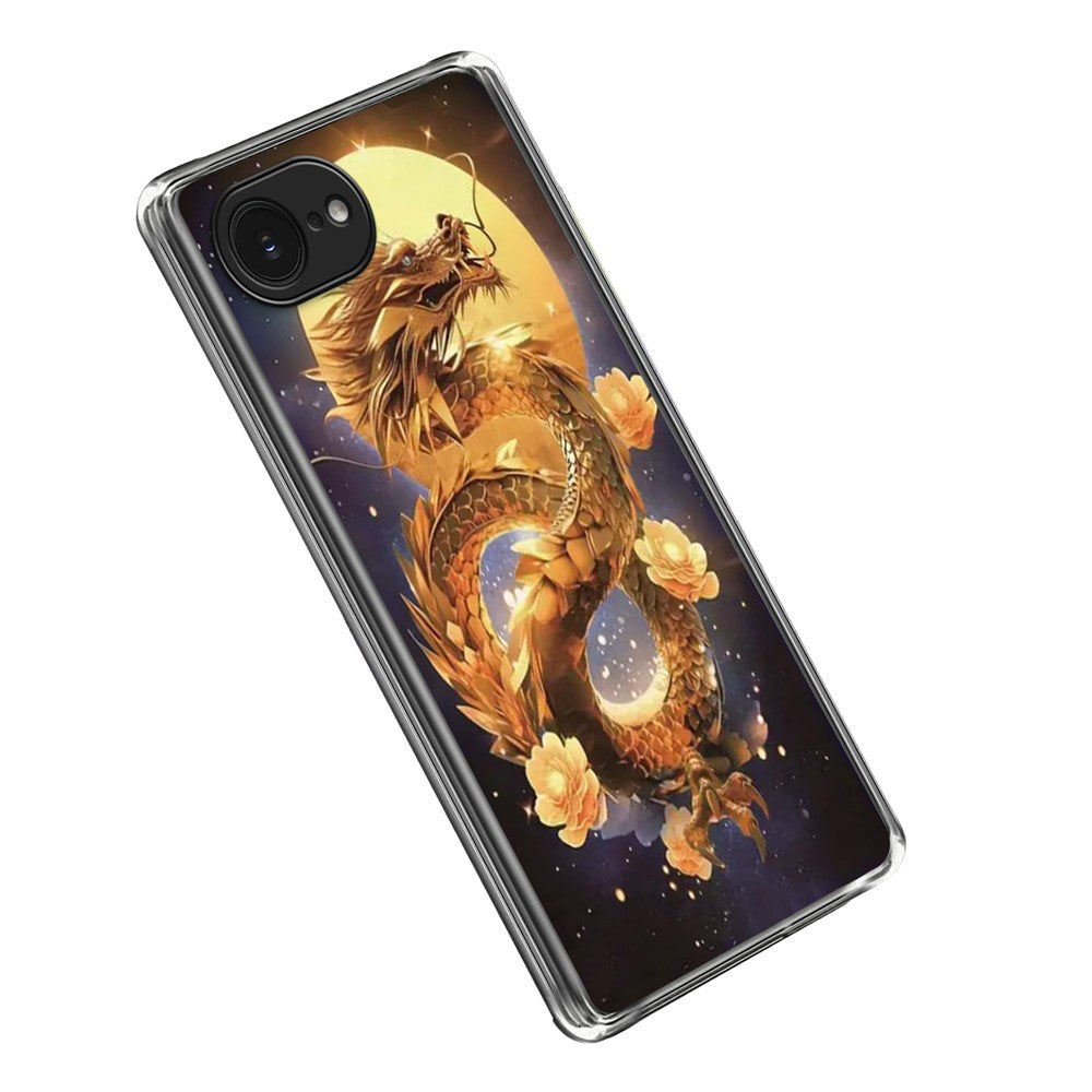 For iPhone 17e / 16e Case IMD Pattern Printed Shockproof TPU Phone Cover