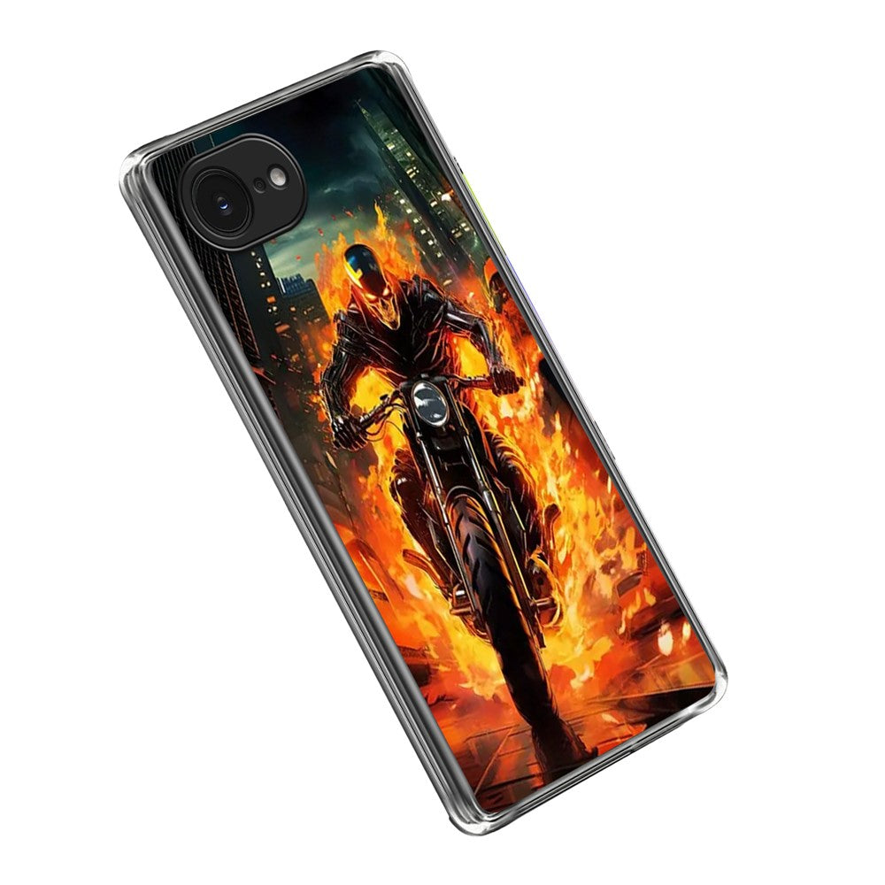 For iPhone 17e / 16e Case IMD Pattern Printed Shockproof TPU Phone Cover