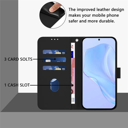 For iPhone 17e / 16e Case Solid Color Wallet Leather Phone Cover with Strap