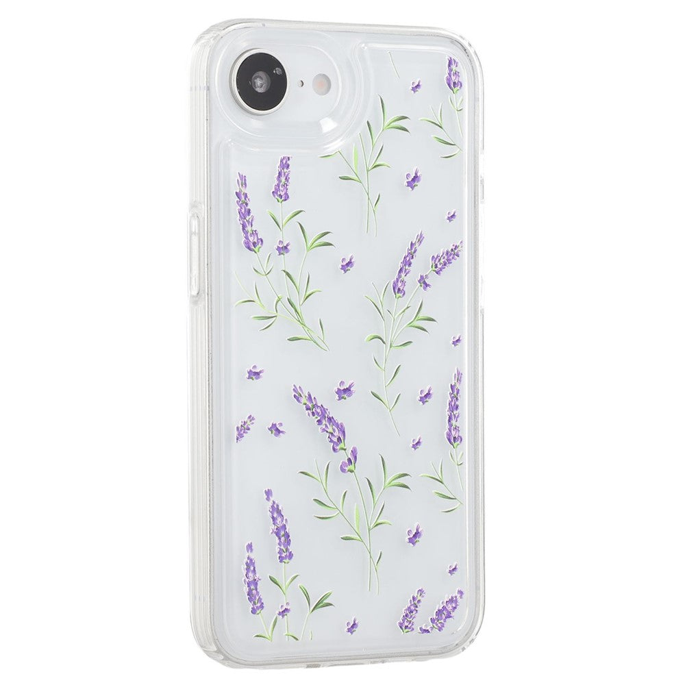 For iPhone 17e / 16e Case Floral Pattern Airbag Anti Drop TPU Phone Back Cover
