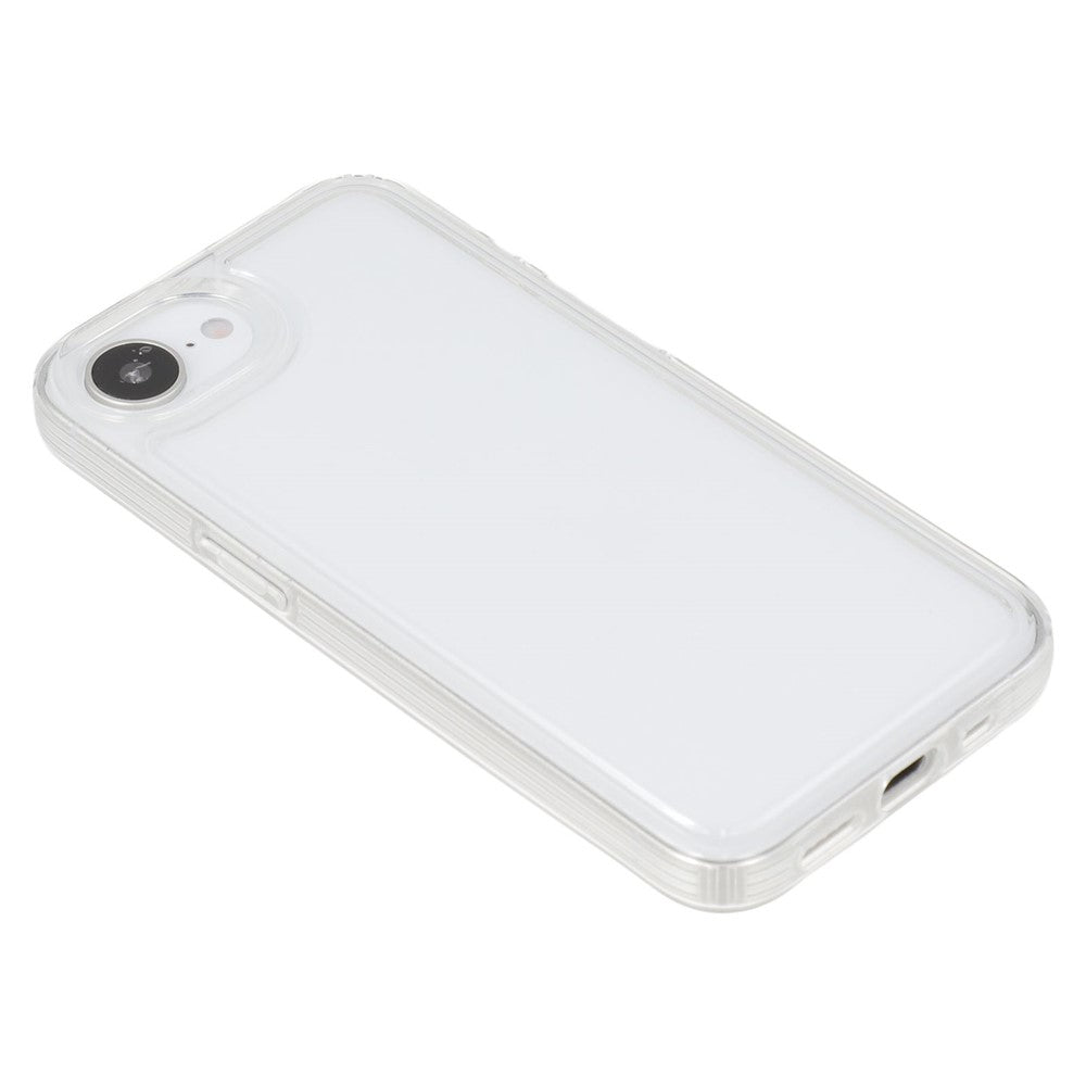 For iPhone 17e / 16e Case HD Clear Soft TPU Phone Back Cover Airbag Protection