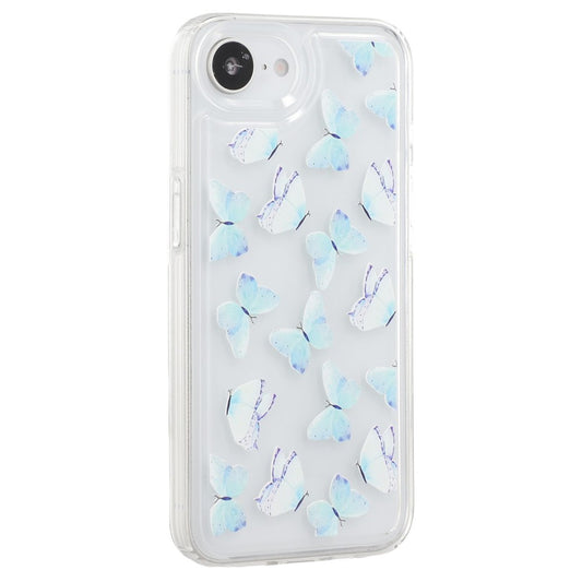 For iPhone 17e / 16e Case Anti-Drop Airbag Butterfly Pattern Printing TPU Phone Cover
