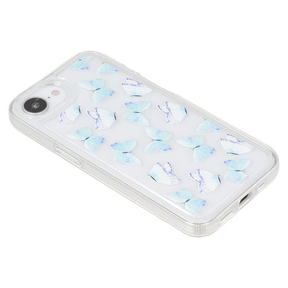 For iPhone 17e / 16e Case Anti-Drop Airbag Butterfly Pattern Printing TPU Phone Cover