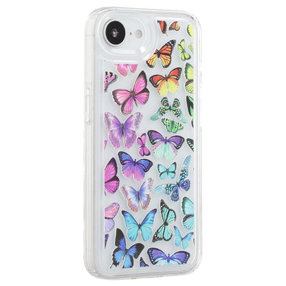 For iPhone 17e / 16e Case Anti-Drop Airbag Butterfly Pattern Printing TPU Phone Cover