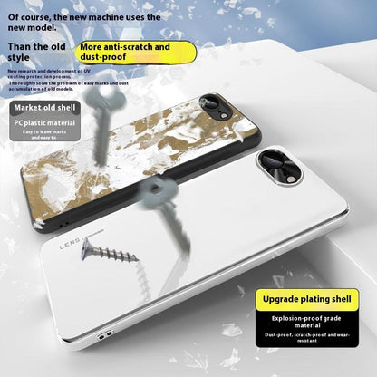 For iPhone 17e / 16e Case Acrylic + TPU + Metal Anti-Scratch Phone Cover with Electroplating Frame