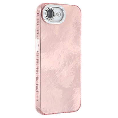 For iPhone 17e / 16e Case IMD Design Shockproof PC+TPU Phone Cover with Glass Lens Film