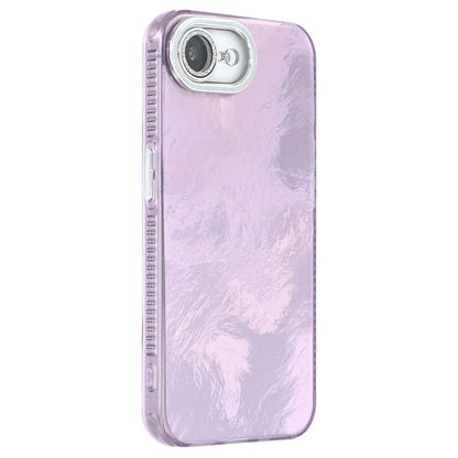 For iPhone 17e / 16e Case IMD Design Shockproof PC+TPU Phone Cover with Glass Lens Film