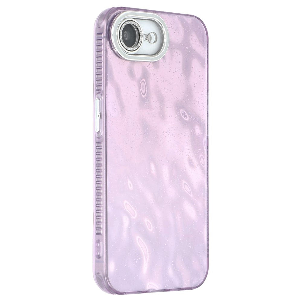 For iPhone 17e / 16e Case IMD Design Shockproof PC+TPU Phone Cover with Glass Lens Film