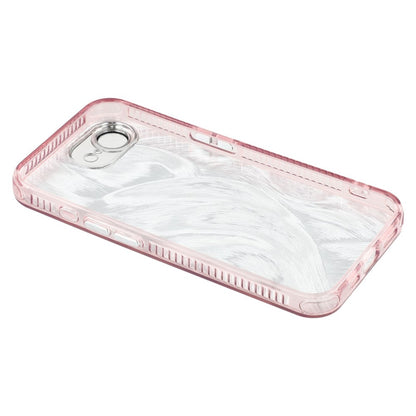 For iPhone 17e / 16e Case IMD Design Shockproof PC+TPU Phone Cover with Glass Lens Film