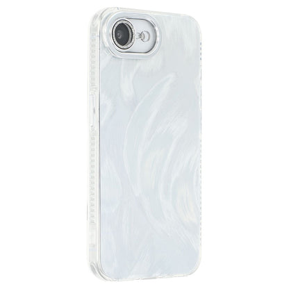 For iPhone 17e / 16e Case IMD Design Shockproof PC+TPU Phone Cover with Glass Lens Film