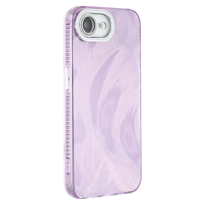 For iPhone 17e / 16e Case IMD Design Shockproof PC+TPU Phone Cover with Glass Lens Film