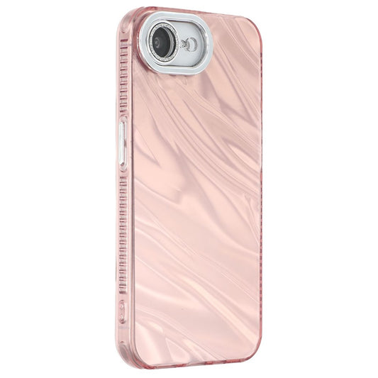 For iPhone 17e / 16e Case IMD Design Shockproof PC+TPU Phone Cover with Glass Lens Film