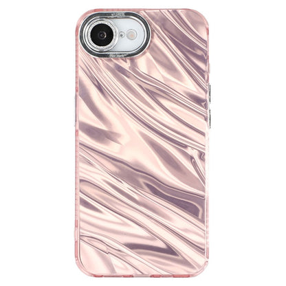 For iPhone 17e / 16e Case IMD Design Shockproof PC+TPU Phone Cover with Glass Lens Film