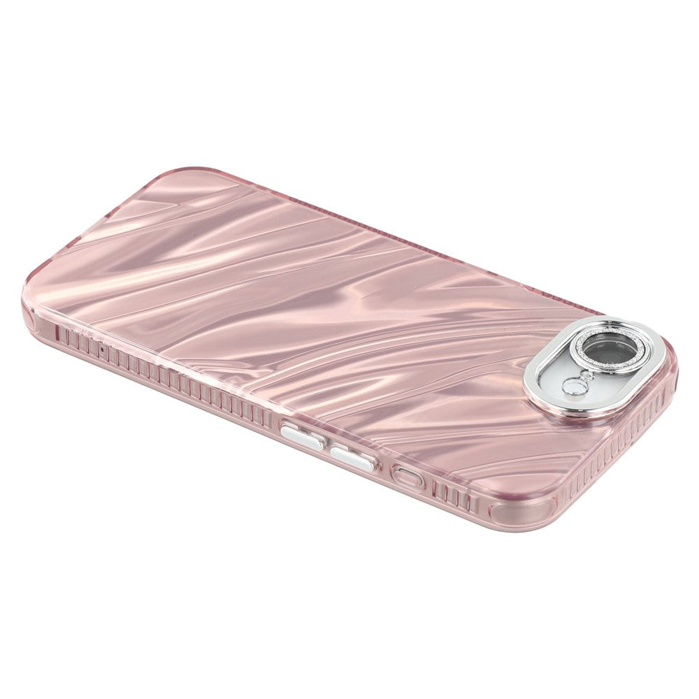 For iPhone 17e / 16e Case IMD Design Shockproof PC+TPU Phone Cover with Glass Lens Film