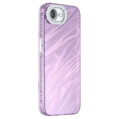 For iPhone 17e / 16e Case IMD Design Shockproof PC+TPU Phone Cover with Glass Lens Film