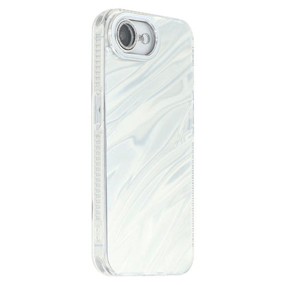 For iPhone 17e / 16e Case IMD Design Shockproof PC+TPU Phone Cover with Glass Lens Film