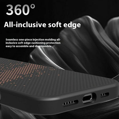 For iPhone 14 Pro Case Compatible with MagSafe Milky Way Pattern TPU + PC Anti Fingerprint Phone Back Cover