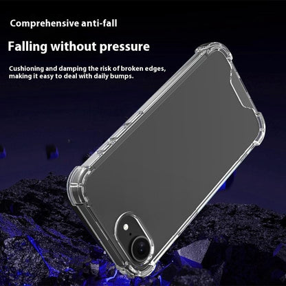 For iPhone 17e / 16e Case Reinforced Corners TPU Frame + Acrylic Back Phone Cover
