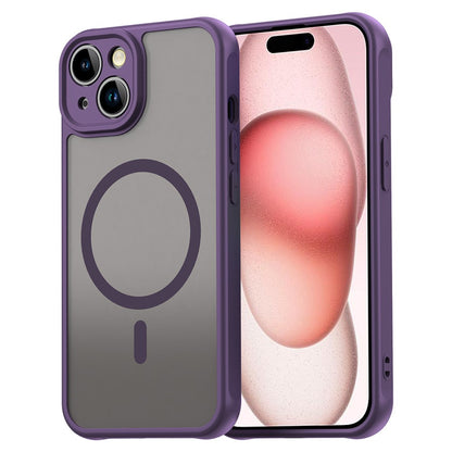 For iPhone 15 Case Compatible with MagSafe Anti Drop PC + TPU Phone Cover