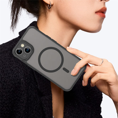 For iPhone 14 Case Compatible with MagSafe Anti Drop PC + TPU Phone Cover