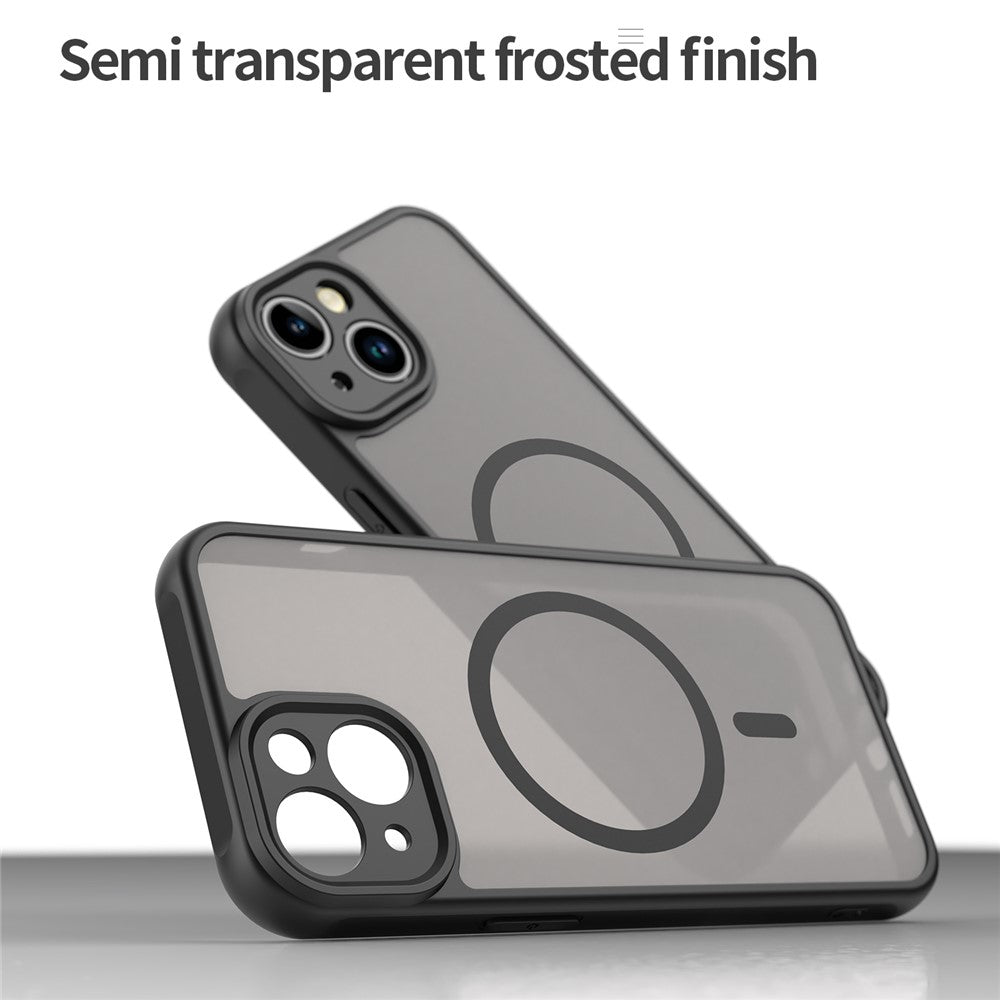 For iPhone 14 Case Compatible with MagSafe Anti Drop PC + TPU Phone Cover