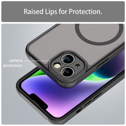 For iPhone 14 Case Compatible with MagSafe Anti Drop PC + TPU Phone Cover