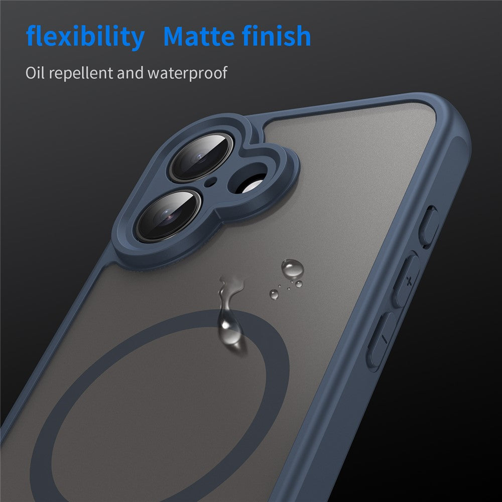 For iPhone 16 Case Compatible with MagSafe Anti Drop PC + TPU Phone Cover