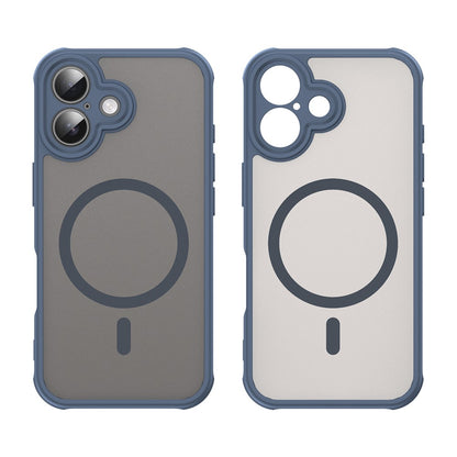 For iPhone 16 Case Compatible with MagSafe Anti Drop PC + TPU Phone Cover