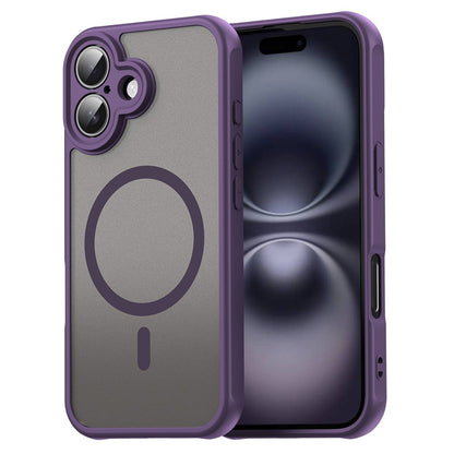 For iPhone 16 Case Compatible with MagSafe Anti Drop PC + TPU Phone Cover