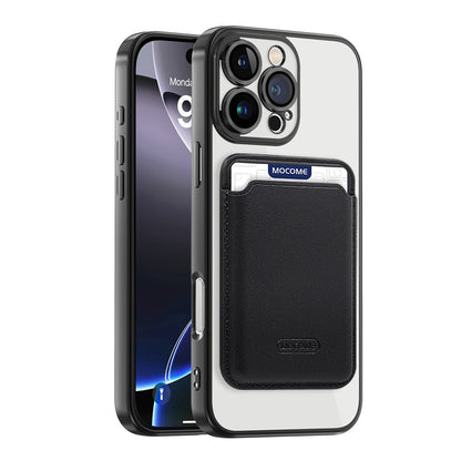 For iPhone 16 Pro Max Case Compatible with MagSafe TPU + PC Mobile Cover with Card Bag