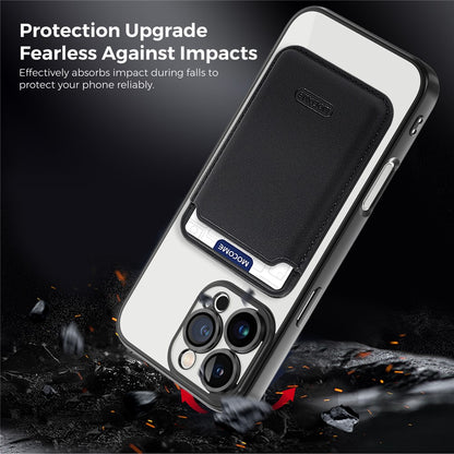 For iPhone 16 Pro Max Case Compatible with MagSafe TPU + PC Mobile Cover with Card Bag